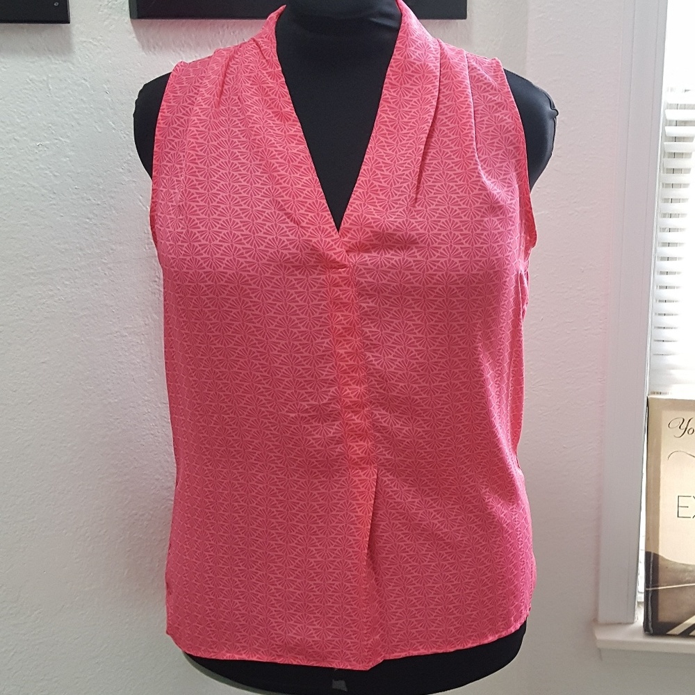 Laundry by Shelli Segal Pink Sleeveless Top Size M